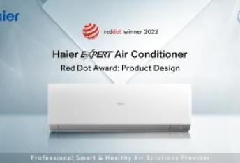 HAIER EXPERT AC WINS PRESTIGIOUS RED DOT DESIGN AWARD