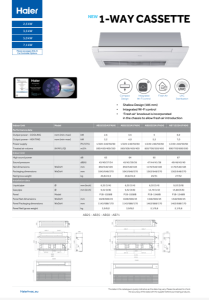 1-Way-Cassette Multisplit - Com. - ENG