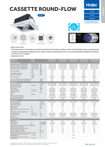 Cassette Round Flow Monosplit - Com. - ES