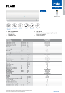 Flair Monosplit - Res. - ENG