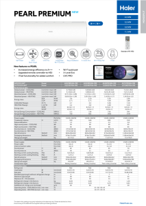 Pearl Premium Monosplit - Res. - ENG