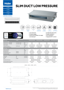 Slim Duct Low Pressure Multisplit - Com. - ENG